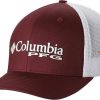 Hats * | Columbia Men'S Arizona State Sun Devils Maroon Pfg Adjustable Hat