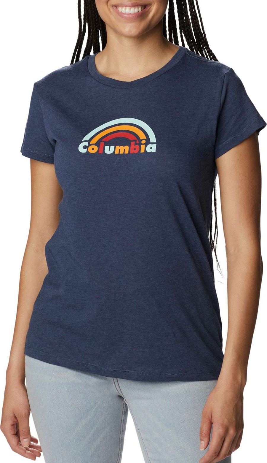 Shirts * | Columbia Women'S Columbia Trek Short Sleeve Graphic T-Shirt