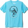 Shirts * | Columbia Youth Terminal Tackle Pfg First On Water Short Sleeve Shirt For Boys'