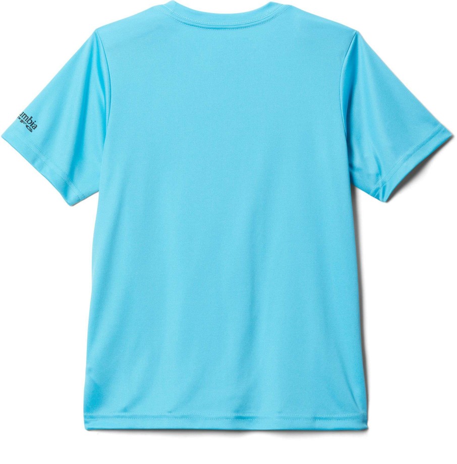 Shirts * | Columbia Youth Terminal Tackle Pfg First On Water Short Sleeve Shirt For Boys'