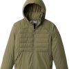 Jackets * | Columbia Girls' Windy Ways Jacket Stone Green