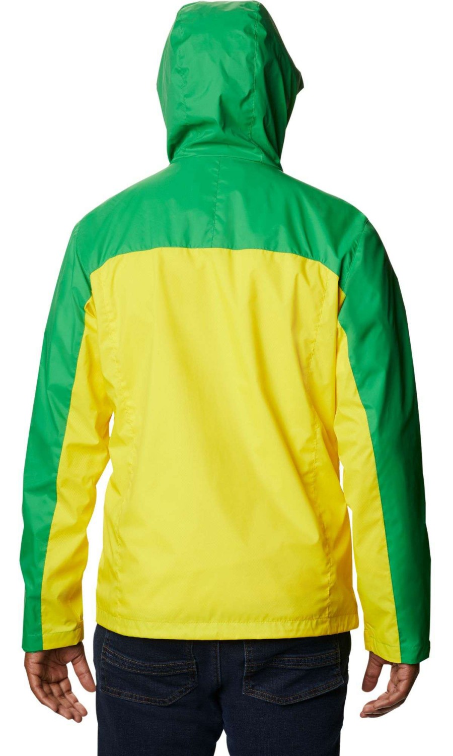 Jackets * | Columbia Men'S Oregon Ducks Green Glennaker Storm Full-Zip Jacket