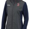 Jackets * | Columbia Women'S Boston Red Sox Navy Full-Zip Fleece Jacket