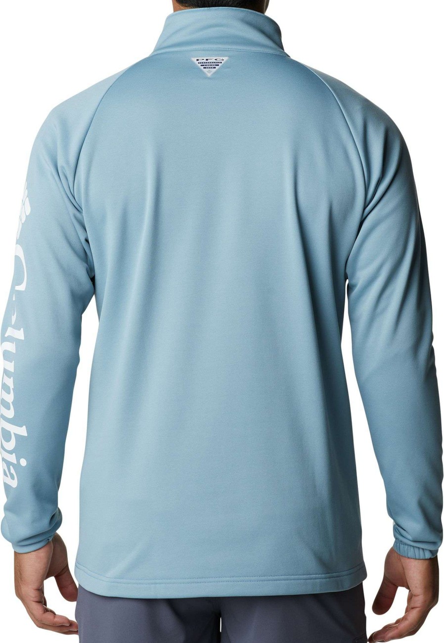 Sweatshirts * | Columbia Pfg Men'S Tackle Zip Fleece Pullover