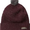 Hats * | Columbia Men'S Mighty Lite Beanie Black Cherry Heather