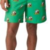 Shorts * | Columbia Youth Oregon Ducks Backcast Printed Performance Green Shorts For Men