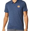 Shirts * | Columbia Men'S Auburn Tigers Blue Tech Trail Polo