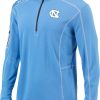 Jackets * | Columbia Men'S North Carolina Tar Heels Carolina Blue Shotgun Quarter-Zip Shirt