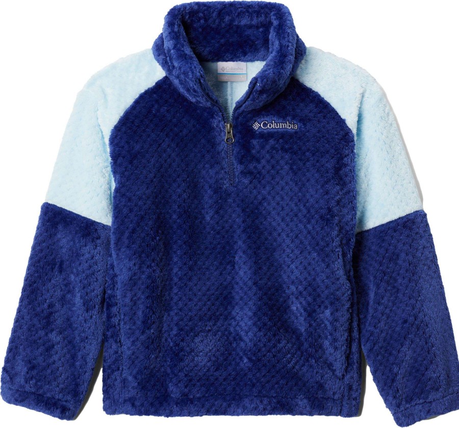 Jackets * | Columbia Girls' Fire Side Ii Sherpa Half Zip Jacket