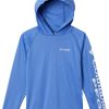 Shirts * | Columbia Boys' Pfg Terminal Tackle Heather Hoodie