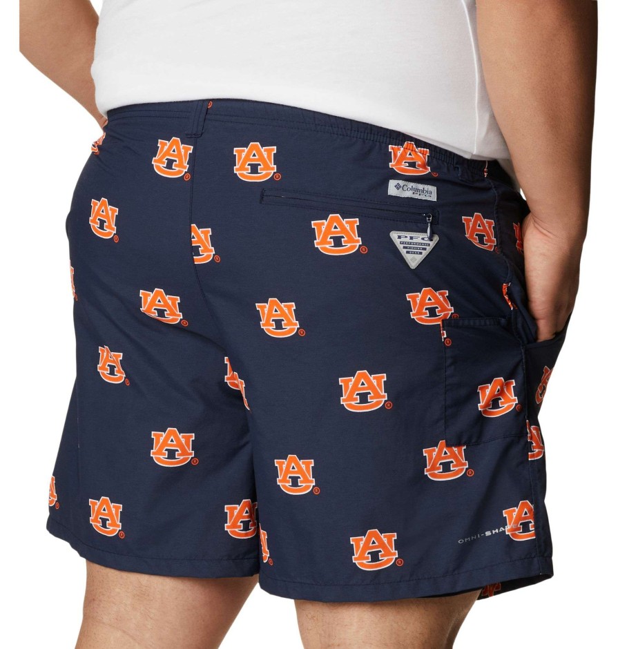 Shorts * | Columbia Men'S Auburn Tigers Navy Backcast Performance Shorts