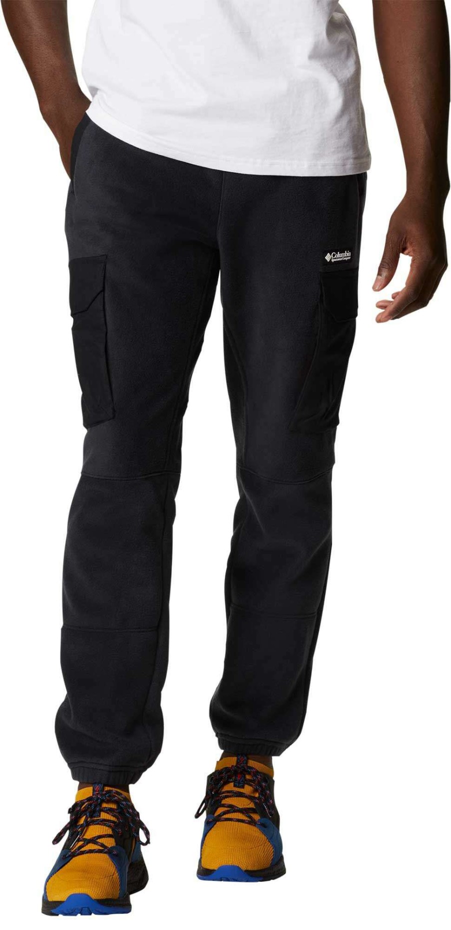 Pants * | Columbia Men'S Field Roc Backbowl Fleece Sweatpants Black