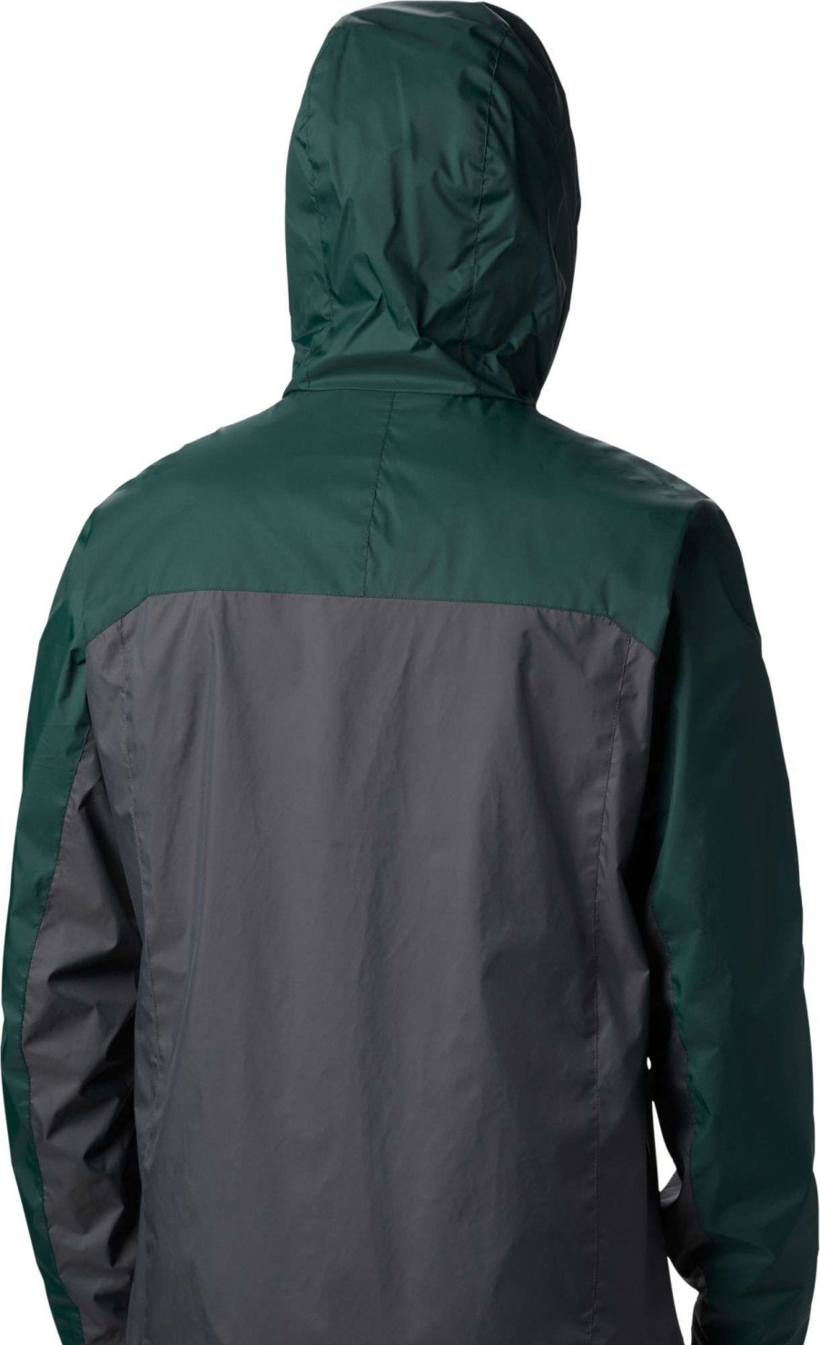 Jackets * | Columbia Men'S Michigan State Spartans Green/Grey Glennaker Storm Jacket