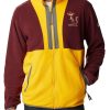 Jackets * | Columbia Men'S Minnesota Golden Gophers Maroon Back Bowl Full-Zip Fleece Jacket