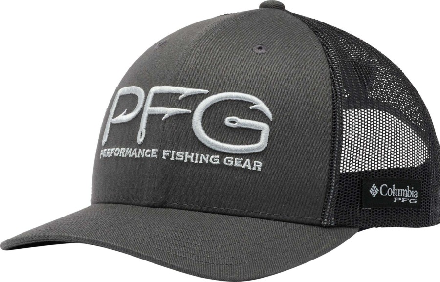 Hats * | Columbia Pfg Hooks Mesh Mid Crown Snapback Hat For Men Grill