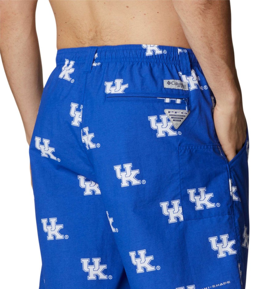 Shorts * | Columbia Men'S Kentucky Wildcats Royal Blue Backcast Performance Shorts