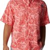 Shirts * | Columbia Men'S Pfg Super Tamiami Shirt Rd Hbscs Hawaii Thrwbk Pr