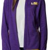 Sweatshirts * | Columbia Women'S Lsu Tigers Purple Darling Days Full-Zip Hoodie