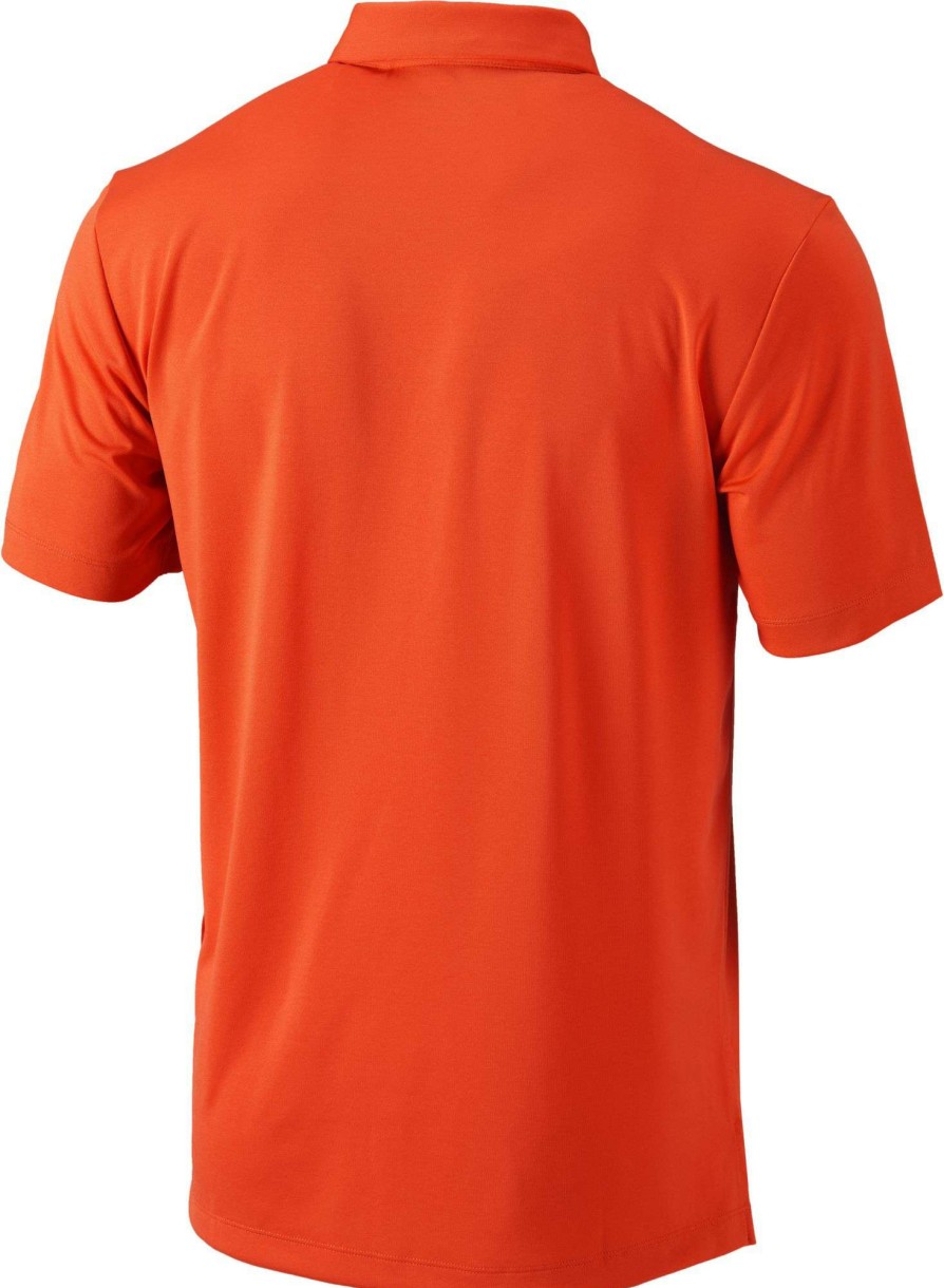 Shirts * | Columbia Men'S Houston Astros Orange Omni-Wick Set Performance Polo