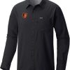 Shirts * | Columbia Men'S Baltimore Orioles Black Slack Tide Long Sleeve T-Shirt