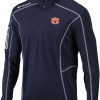 Jackets * | Columbia Men'S Auburn Tigers Blue Shotgun Quarter-Zip