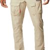 Pants * | Columbia Men'S Field Roc Cargo Pants Ancient Fossil