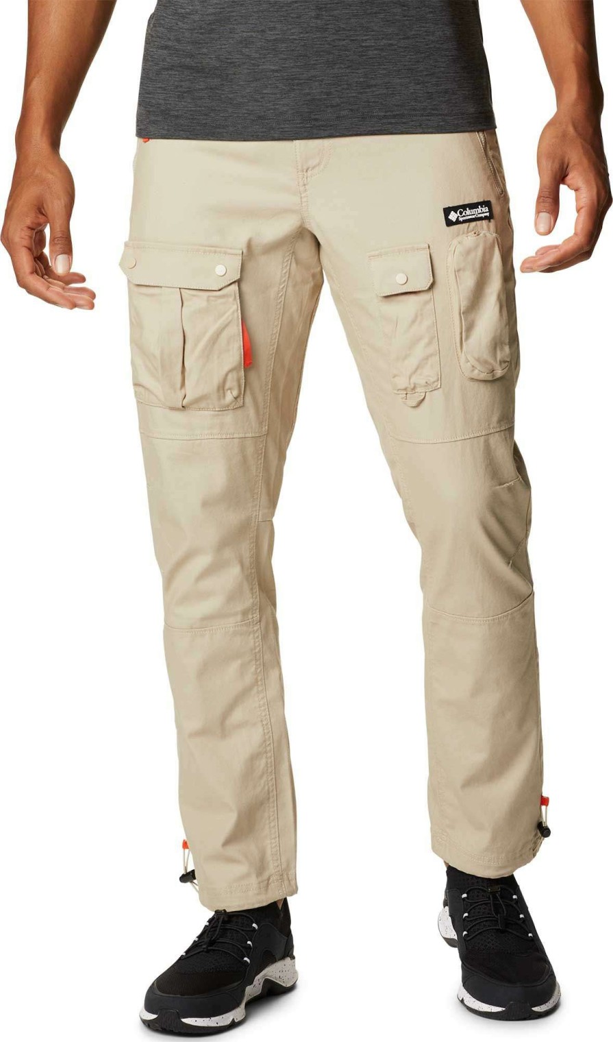 Pants * | Columbia Men'S Field Roc Cargo Pants Ancient Fossil