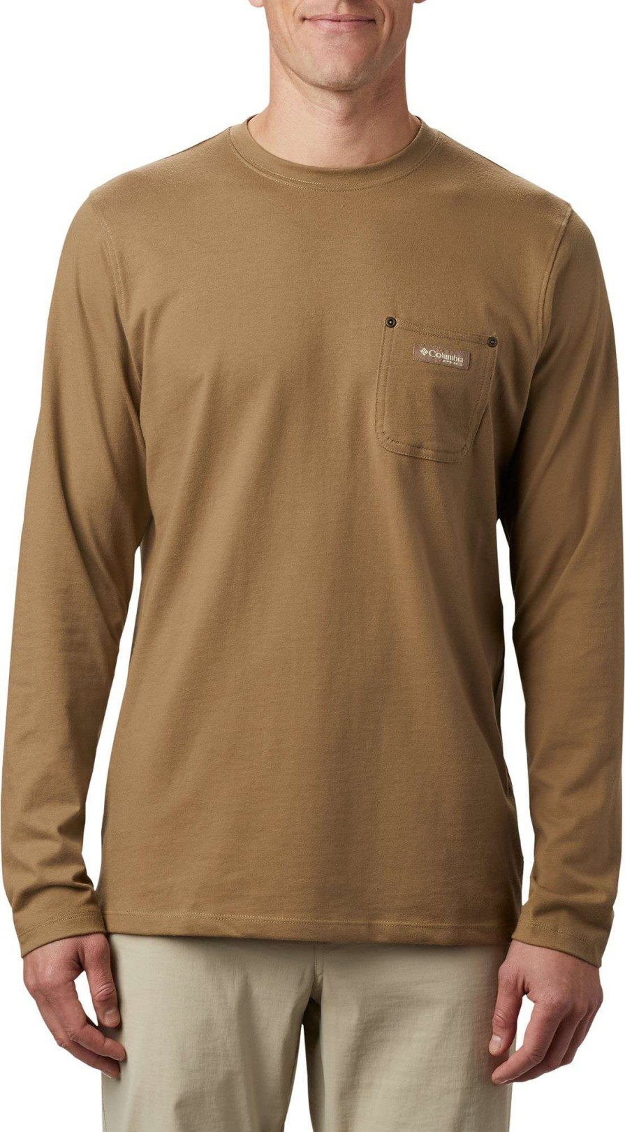 Shirts * | Columbia Men'S Phg Roughtail Work Long Sleeve Pocket T-Shirt