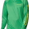 Shirts * | Columbia Men'S Oregon Ducks Green Terminal Tackle Long Sleeve T-Shirt