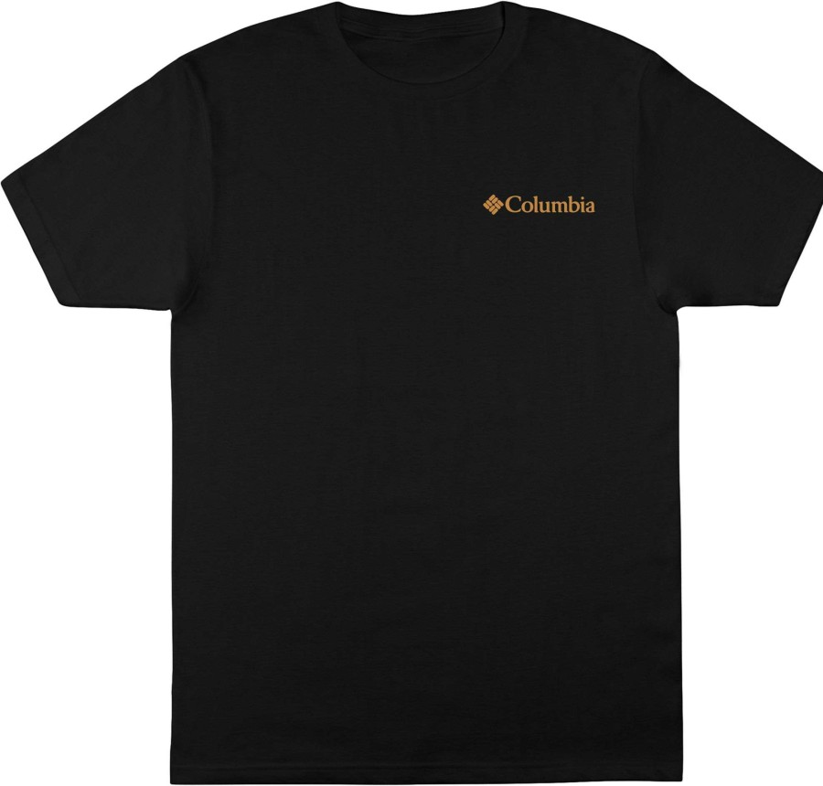 Shirts * | Columbia Men'S Caliberg Graphic Short Sleeve T-Shirt Black