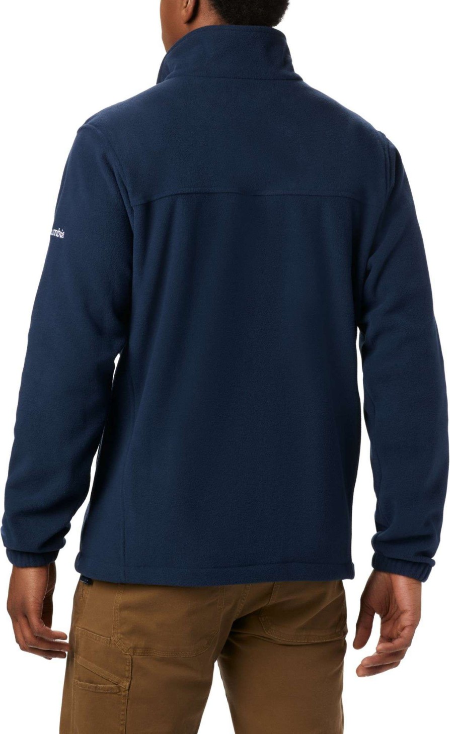 Jackets * | Columbia Men'S Notre Dame Fighting Irish Navy Clg Flanker Iii Fleece Jacket