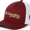 Hats * | Columbia Men'S Florida State Seminoles Garnet Pfg Mesh Fitted Hat