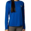 Shirts * | Columbia Women'S Florida Gators Blue Tidal Long Sleeve T-Shirt