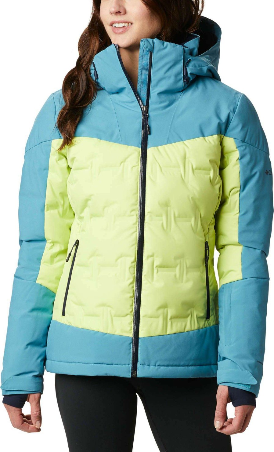 Jackets * | Columbia Women'S Wild Card Down Jacket Voltage/Canyon Blue