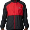 Jackets * | Columbia Men'S Georgia Bulldogs Black Flash Forward Full-Zip Jacket