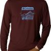 Shirts * | Columbia Men'S Tech Trail Long Sleeve Graphic T-Shirt