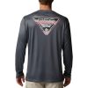 Shirts * | Columbia Men'S Pfg Terminal Tackle Fish Triangle Shirt