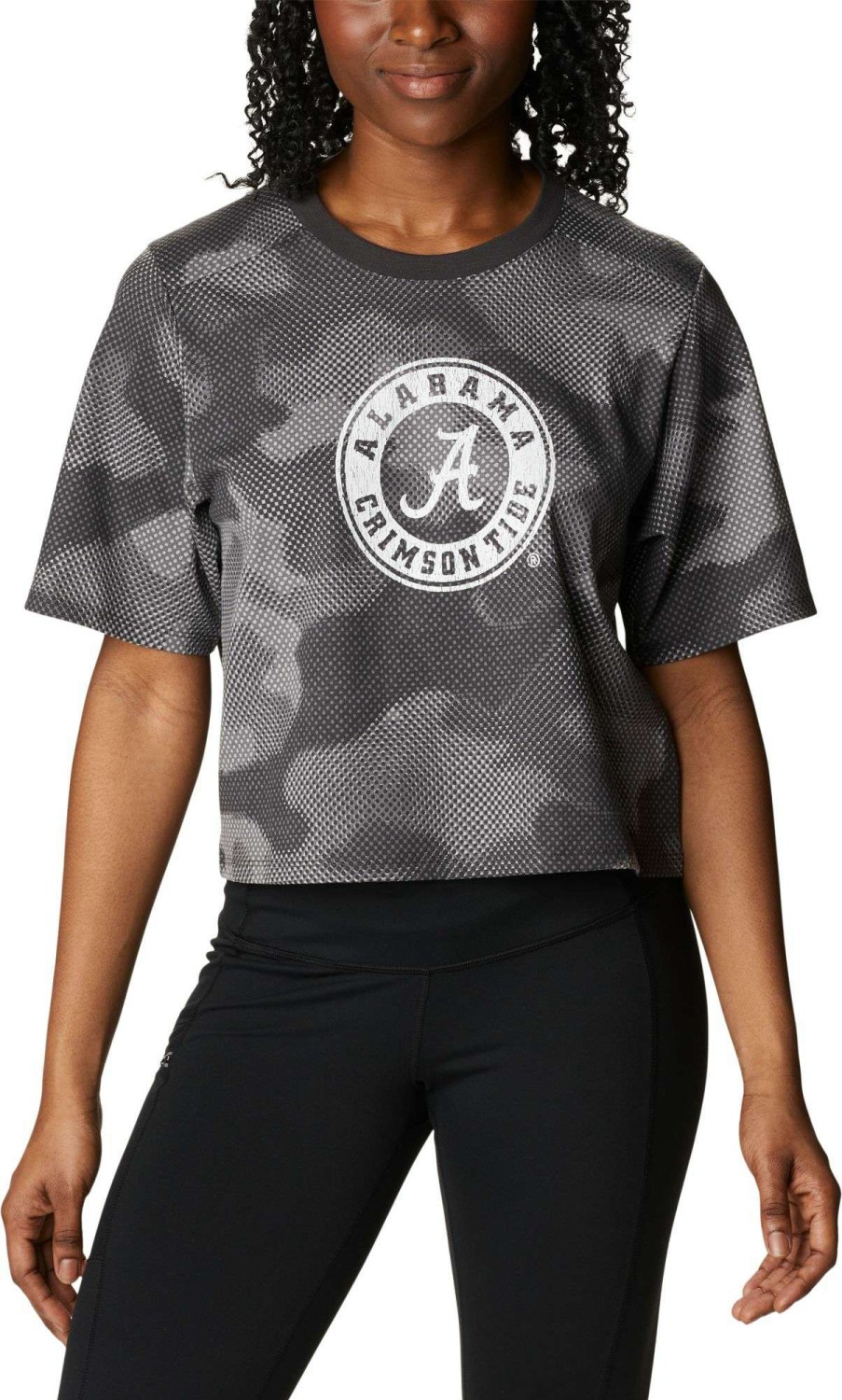 Shirts * | Columbia Women'S Alabama Crimson Tide Grey Park Box Shirt