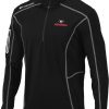 Jackets * | Columbia Men'S Georgia Bulldogs Black Shotgun Quarter-Zip