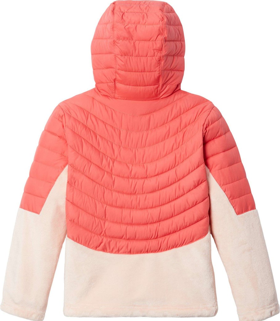 Jackets * | Columbia Girls' Powder Lite Novelty Hooded Jacket