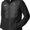 Jackets * | Columbia Men'S Colorado Rockies Black Full-Zip Fleece Jacket