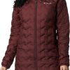 Jackets * | Columbia Women'S Delta Ridge Long Down Jacket Malbec