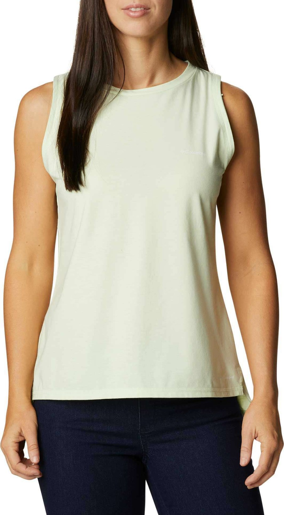 Shirts * | Columbia Women'S Sun Trek Tank Top Light Lime