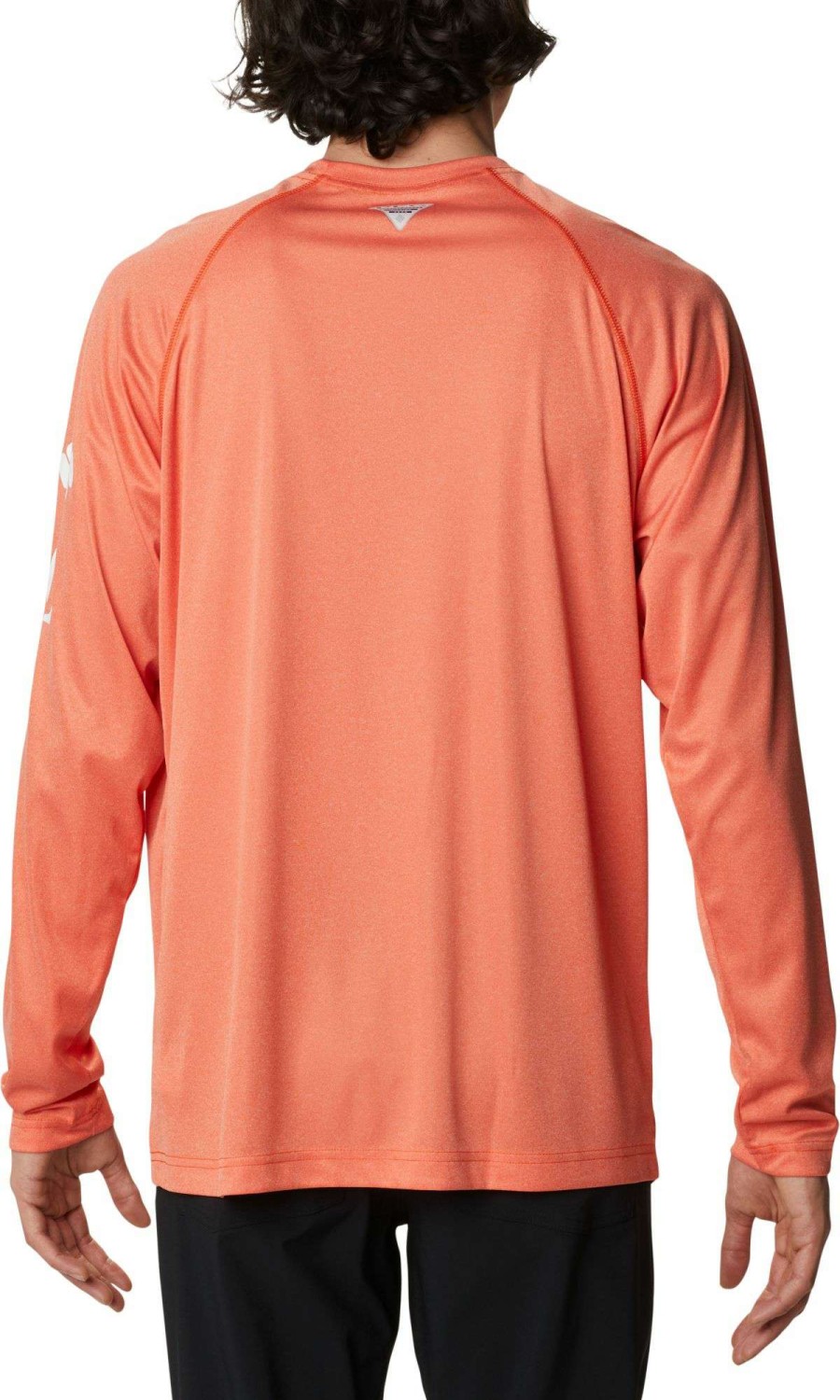 Shirts * | Columbia Men'S Clemson Tigers Orange Terminal Tackle Long Sleeve T-Shirt