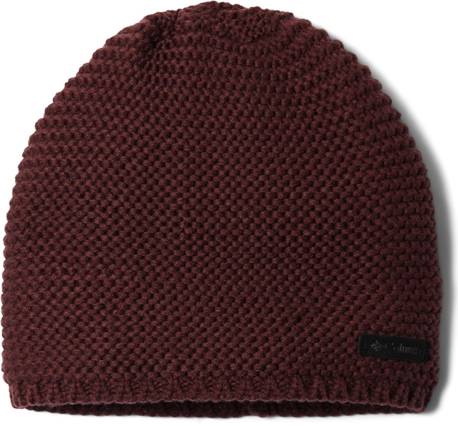 Hats * | Columbia Women'S Cascade Peak Reversible Beanie Malbec