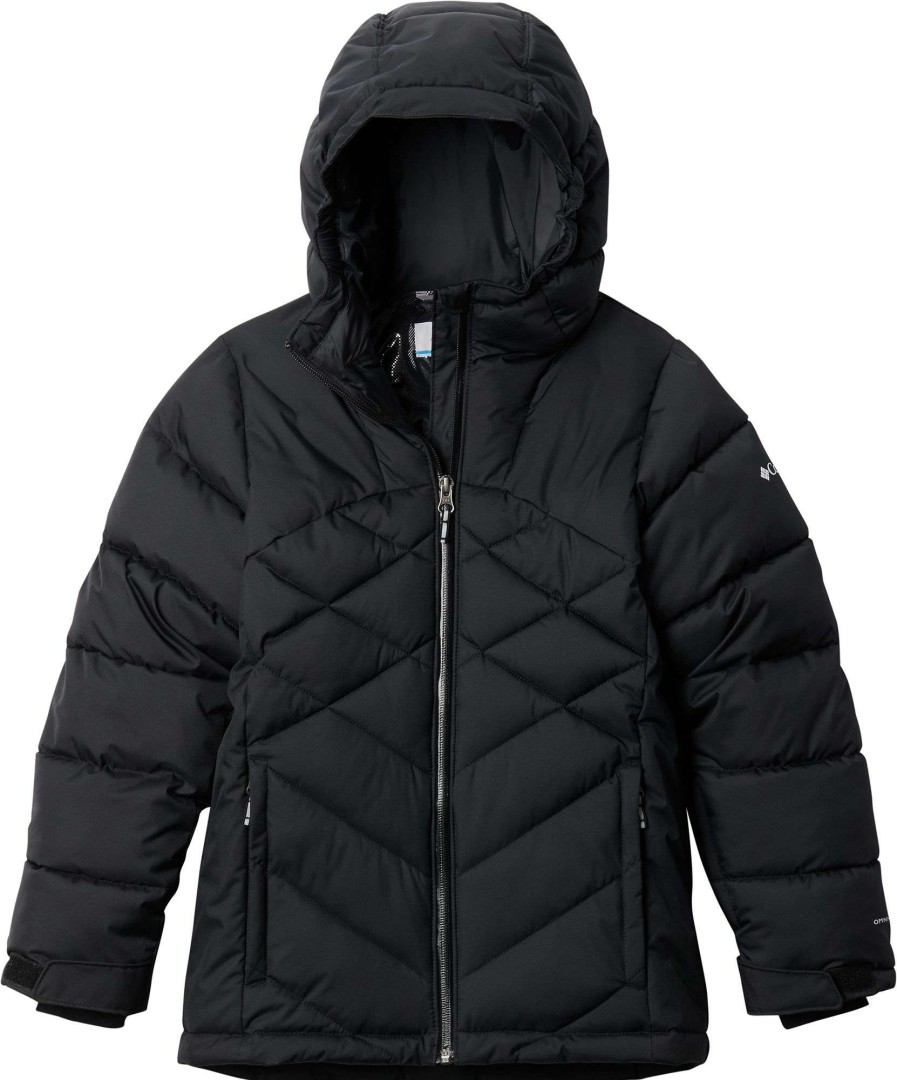 Jackets * | Columbia Boys' Winter Powder Quilted Waterproof Jacket Black