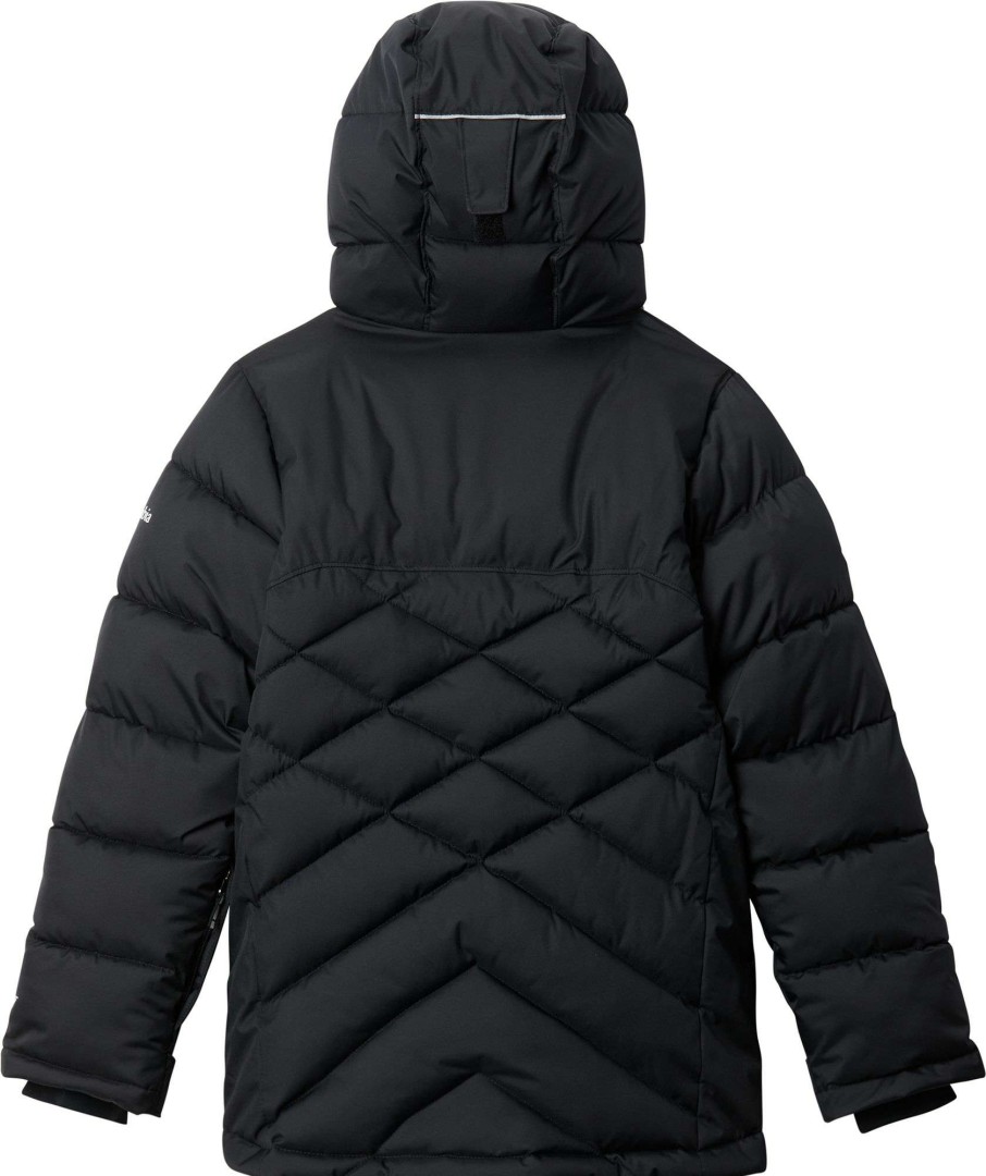 Jackets * | Columbia Boys' Winter Powder Quilted Waterproof Jacket Black