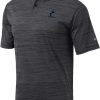 Shirts * | Columbia Men'S Miami Marlins Gray Omni-Wick Set Performance Polo