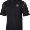 Shirts * | Columbia Men'S 2021 National Champions Georgia Bulldogs Omni-Wick High-Stakes Polo