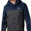 Jackets * | Columbia Men'S Penn State Nittany Lions Blue/Grey Glennaker Storm Jacket